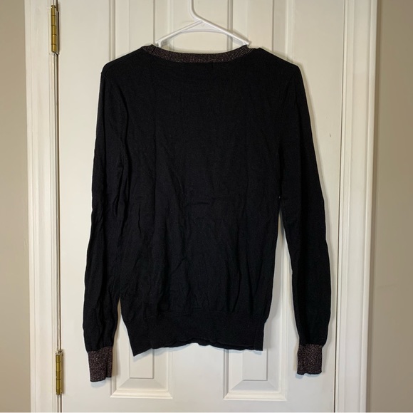 Ugly Christmas Sweater Winner | Black & Metallic & Rhinestone | Size 8 - Picture 9 of 9